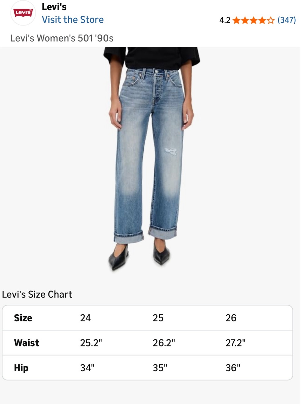 Levi's 501 90's Fresh Plan Selvedge - 26 - Picture 14 of 14